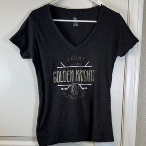 NHL Vegas Golden Knights VGK Hockey Gray Shirt Size Large EUC #5879